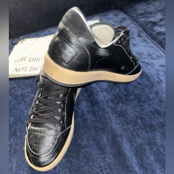 Golden Goose Ball star black leather Sz. 10 LIKE NEW - Picture 3 of 6